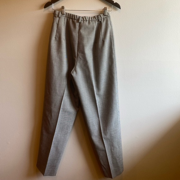 Vintage Pendleton Houndstooth Pattern Pants Size 8 Petite 100% Virgin Wool - Picture 6 of 7
